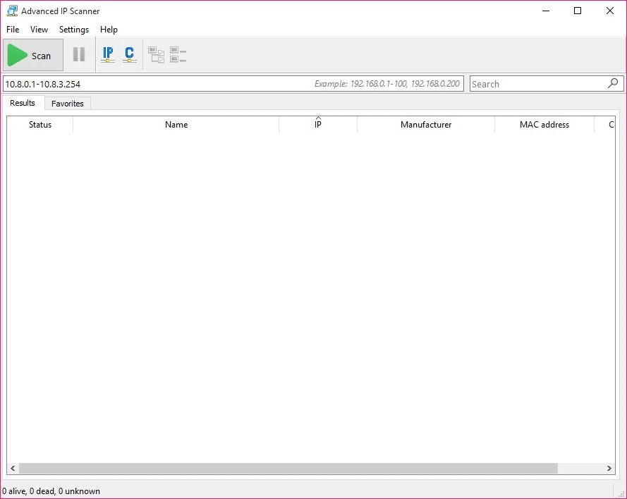 Advanced IP Scanner — screenshot 1