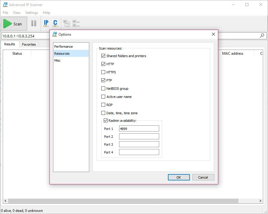 Advanced IP Scanner — screenshot 3